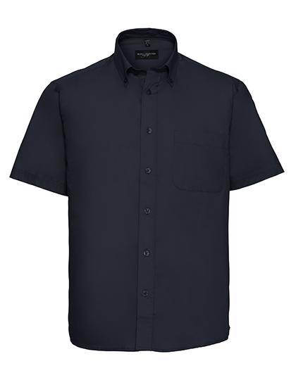 Epic Label Chemises Russell Collection R-917M-0 Chemise Manches Courtes Coupe Classique en Coton Sergé Homme