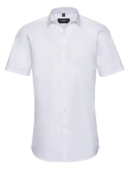 Epic Label Chemises Russell Collection R-961M-0 Chemise Ultimate Stretch Ajustée Manches Courtes Homme