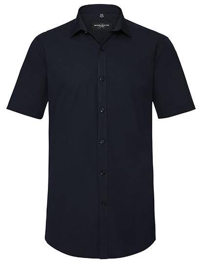 Epic Label Chemises Russell Collection R-961M-0 Chemise Ultimate Stretch Ajustée Manches Courtes Homme