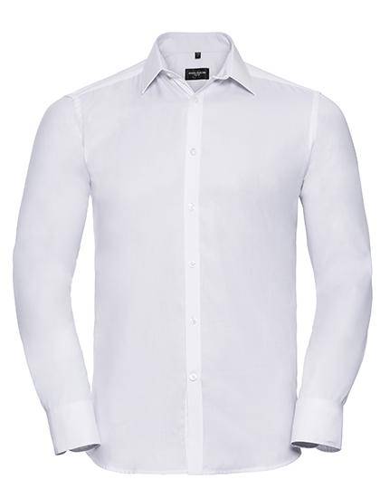 Epic Label Chemises Russell Collection R-962M-0 Chemise à Chevrons Cintréé Manches Longues Homme