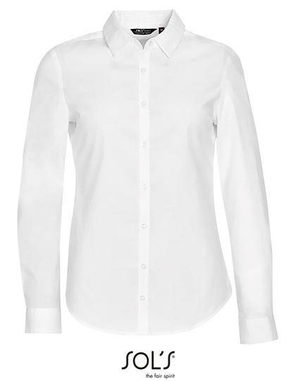 Epic Label Chemises Sol´S 01427 Chemise Stretch Manches Longues Pour Femme