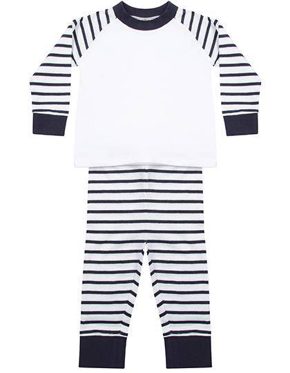 Epic Label Grenouillères & pyjamas Lot de 5 x Larkwood LW072 Striped Pyjamas