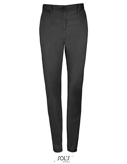 Epic Label Pantalons Sol´S 02918 Pantalon Stretch En Satin Femme