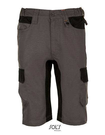 Epic Label Pantalons Sol´S Prowear 01562 Bermuda Bicolore Workwear Homme