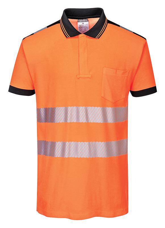 Epic Label Polos Portwest Polo Haute Visibilité Pw3 (T180)