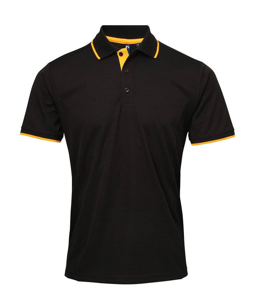 Epic Label Polos Premier Workwear Pr618 Men`s Contrast Coolchecker Polo