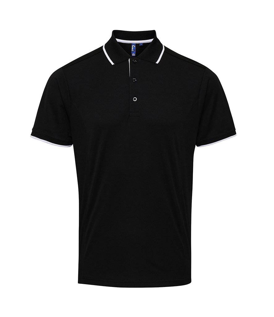 Epic Label Polos Premier Workwear Pr618 Men`s Contrast Coolchecker Polo