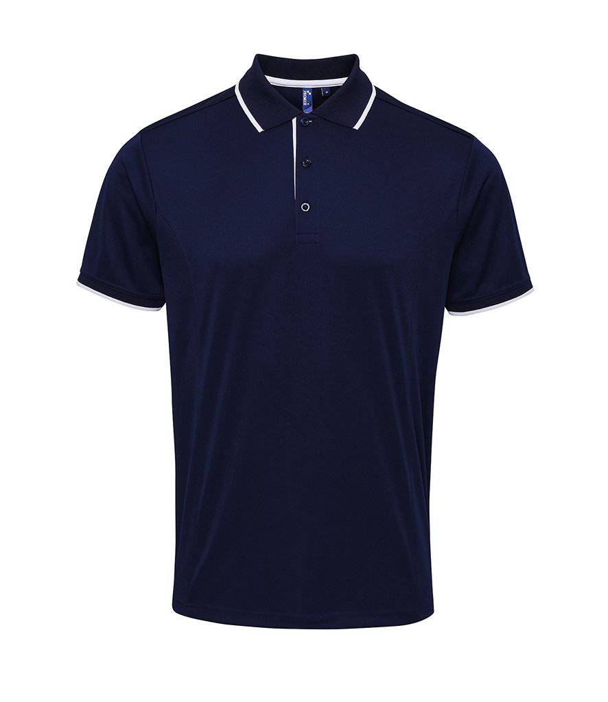 Epic Label Polos Premier Workwear Pr618 Men`s Contrast Coolchecker Polo