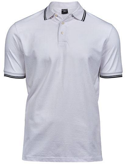 Epic Label Polos Tee Jays 1407 Luxury Stripe Stretch Polo