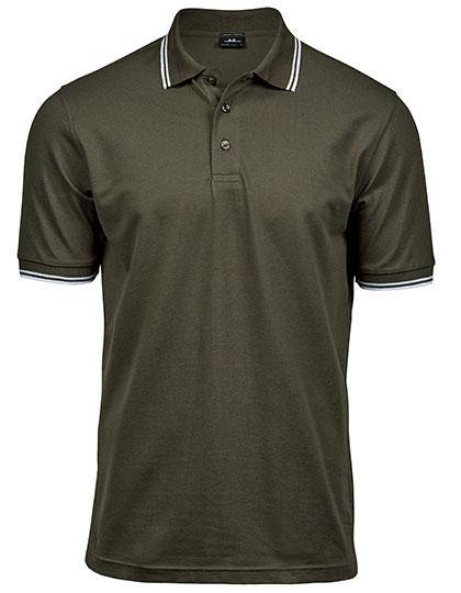 Epic Label Polos Tee Jays 1407 Luxury Stripe Stretch Polo