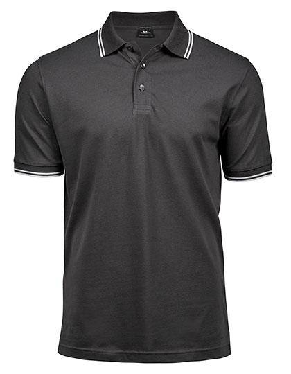 Epic Label Polos Tee Jays 1407 Luxury Stripe Stretch Polo