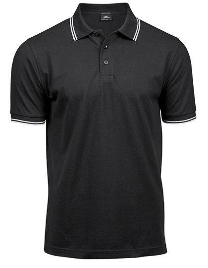 Epic Label Polos Tee Jays 1407 Luxury Stripe Stretch Polo