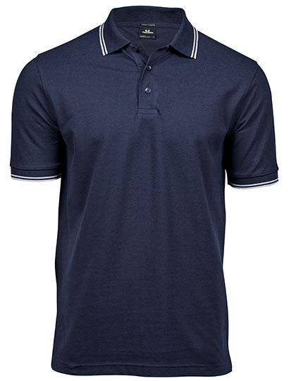 Epic Label Polos Tee Jays 1407 Luxury Stripe Stretch Polo