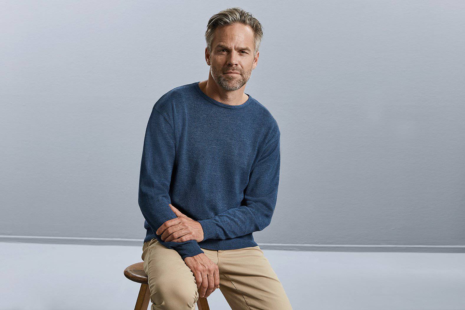 Epic Label Pull-over Russell Collection R-717M Pullover col rond Homme