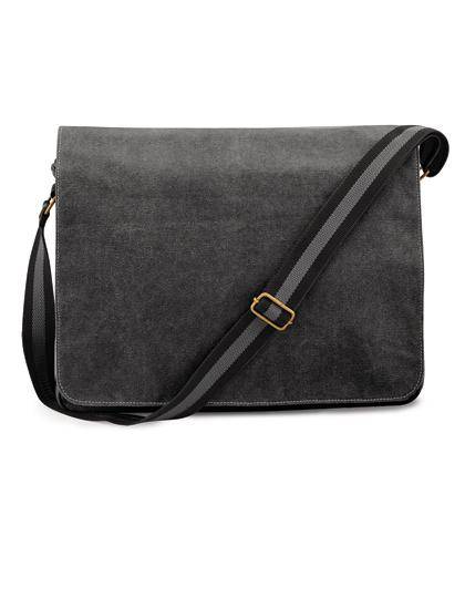 Epic Label Sacs Quadra QD610 Sac Courrier Vintage En Toile