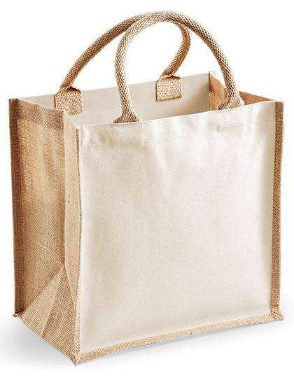 Epic Label Sacs Westford Mill WM421 Sac D'imprimeur Midi En Jute 30x30x19cm