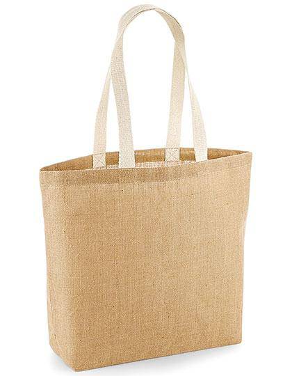 Epic Label Sacs Westford Mill WM458 Sac De Courses En Jute Non Plastifié 48x37x13cm