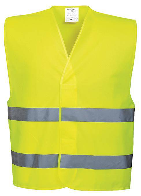 Epic Label Safety Débardeur Portwest Gilet Haute Visibilité À Deux Bandes (C474)