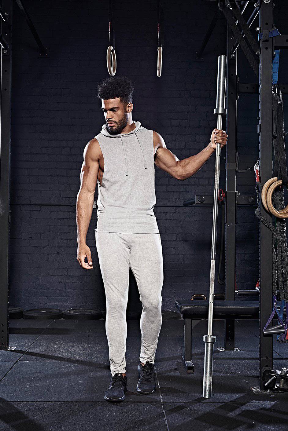 Epic Label Sweat-shirts All We Do Is Just Cool Jc053 Sweat À Capuche Sans Manches Urban Muscle Pour Homme