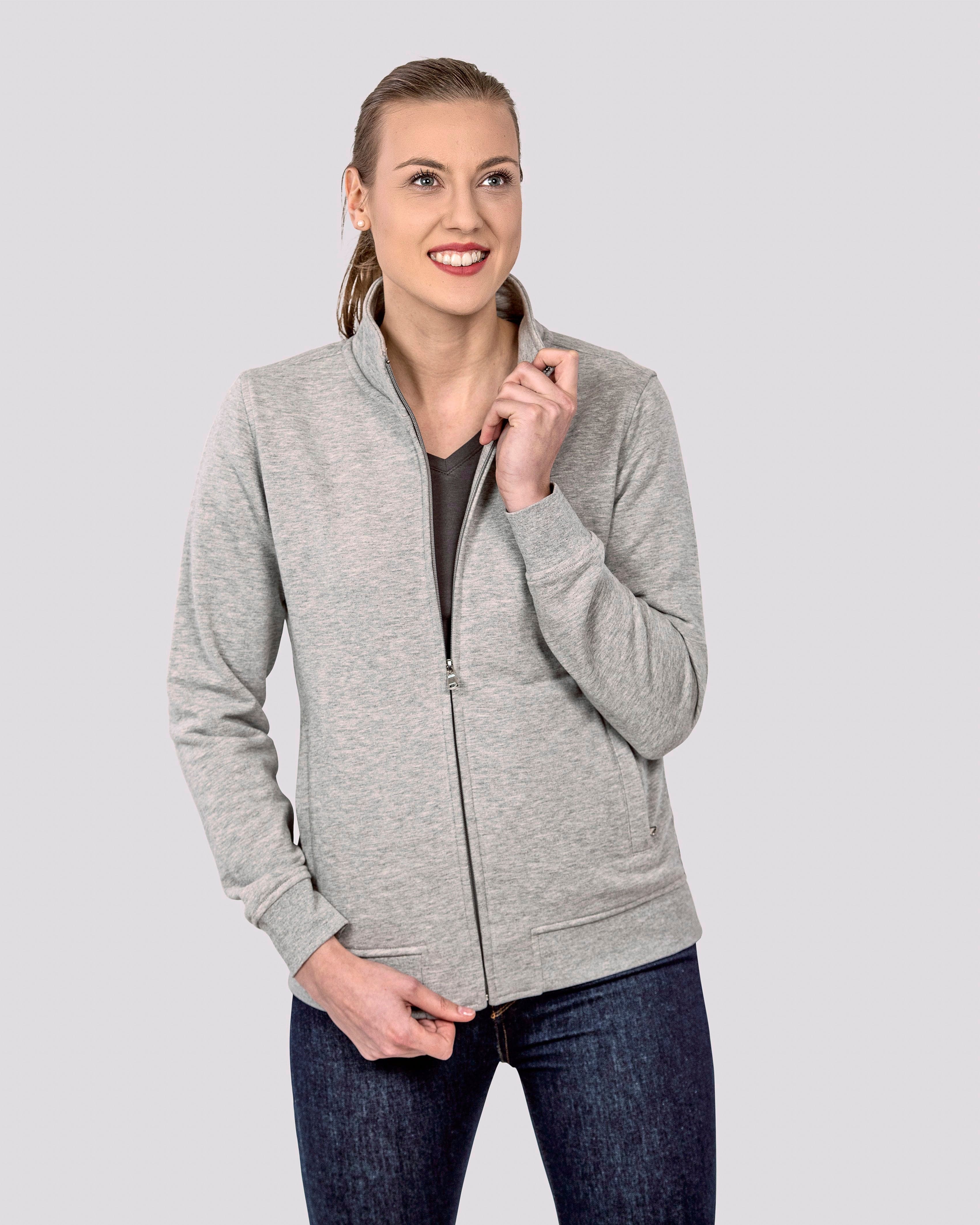 Epic Label Sweat-shirts Hrm Hrm1002 Veste De Survêtement Entièrement Zippée Premium Pour Femmes Recyclé