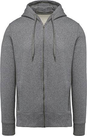 Epic Label Sweat-shirts Kariban Sweat À Capuche Zippé Bio
