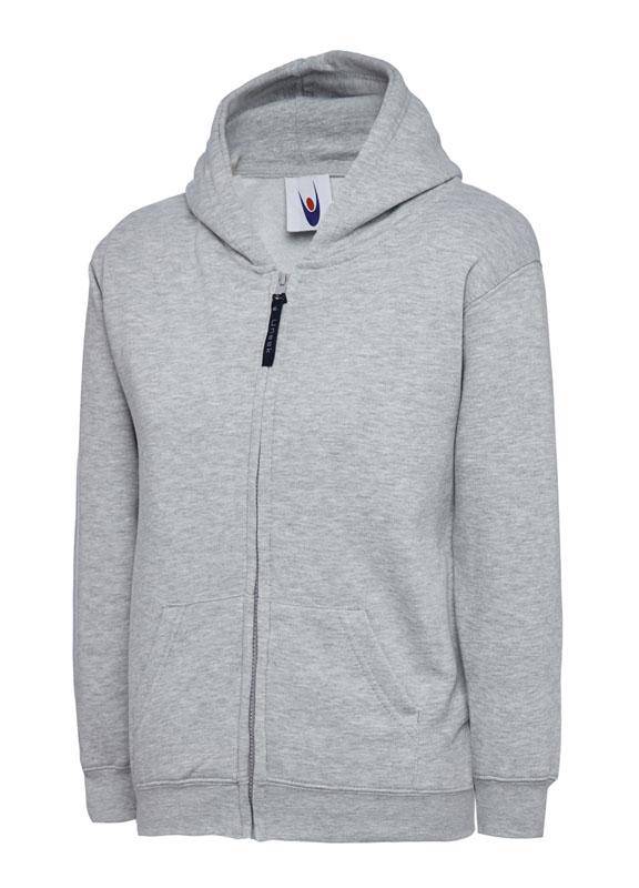 Epic Label Sweat-shirts Uneek Clothing UC506 Childrens Classic Full Zip Hooded Sweatshirt Enfant