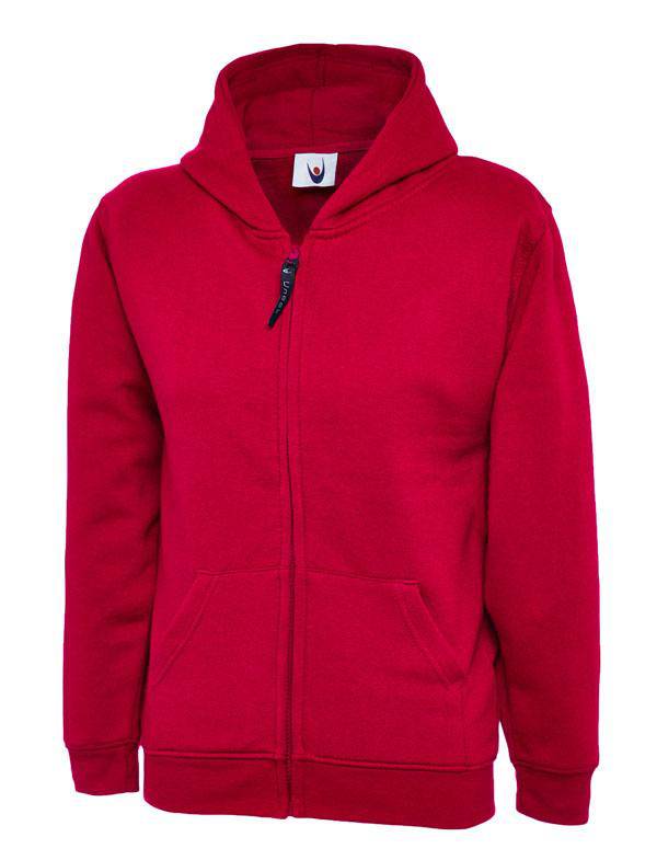 Epic Label Sweat-shirts Uneek Clothing UC506 Childrens Classic Full Zip Hooded Sweatshirt Enfant