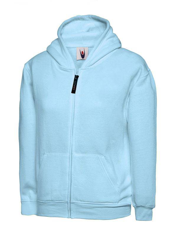 Epic Label Sweat-shirts Uneek Clothing UC506 Childrens Classic Full Zip Hooded Sweatshirt Enfant