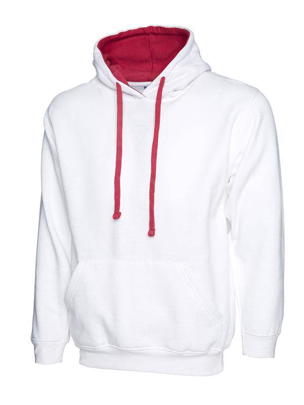 Epic Label Sweat-shirts Uneek Clothing UC507 Contrast Hooded Sweatshirt Mixte
