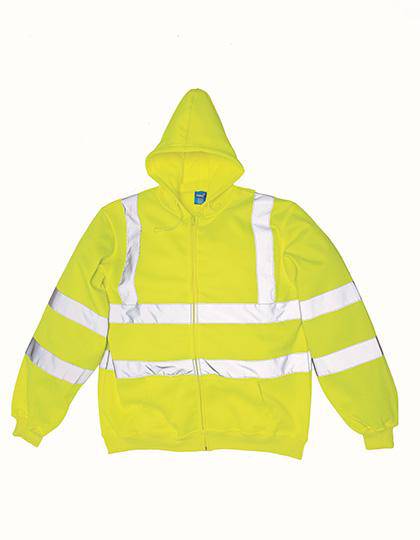 Epic Label Sweat-shirts Yoko Hvk07 Hi Vis Zip Hoodie