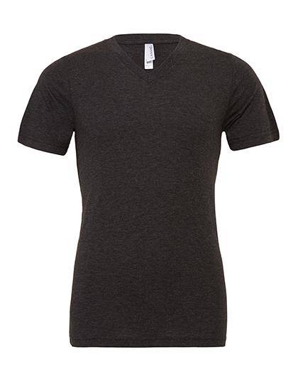 Epic Label T-shirts Canvas 3415 T-Shirt Mixte Triblend À Manches Courtes Et Col En V