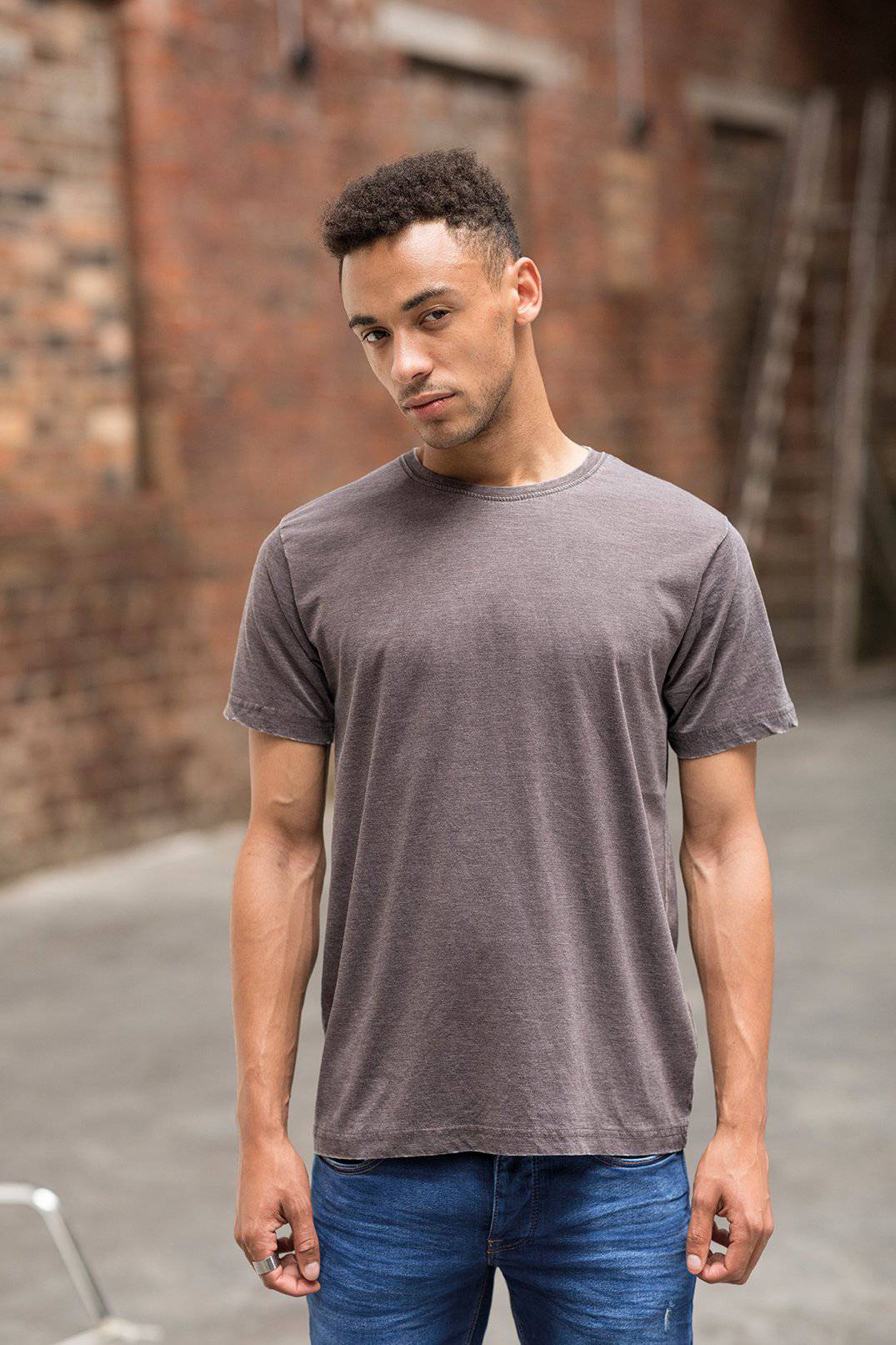 Epic Label T-shirts Just Ts Jt099 Lavé T Mixte