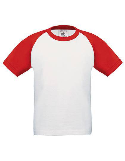 Epic Label T-shirts Lot de 3 B&C TK350 T-Shirt Base-Ball / Kids Pour Enfant
