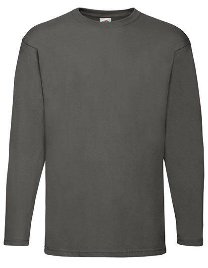 Epic Label T-shirts Lot de 3 Fruit of the Loom 61-038-0 Valueweight Long Sleeve T Pour Homme