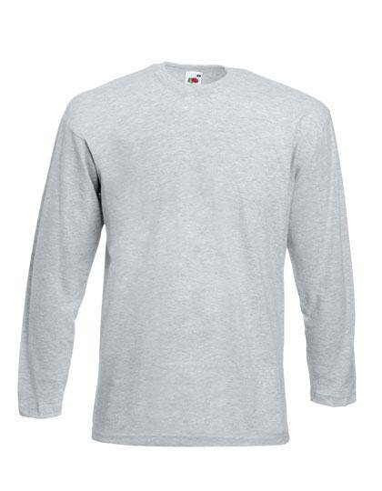 Epic Label T-shirts Lot de 3 Fruit of the Loom 61-038-0 Valueweight Long Sleeve T Pour Homme