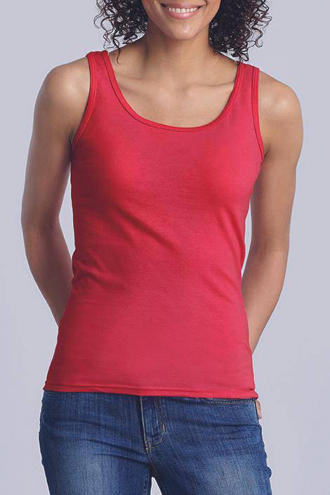Epic Label T-shirts Lot de 3 Gildan 64200L Softstyle Ladies` Tank Top Pour Femme