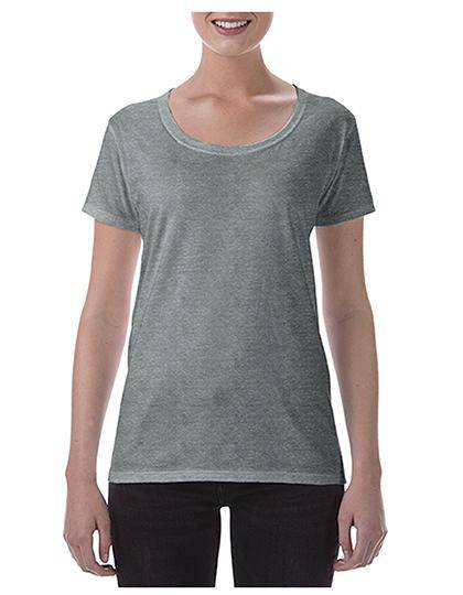 Epic Label T-shirts Lot de 3 Gildan 64550L Softstyle Ladies` Deep Scoop T-Shirt Pour Femme