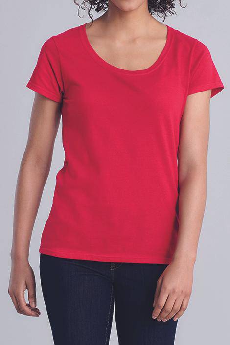 Epic Label T-shirts Lot de 3 Gildan 64550L Softstyle Ladies` Deep Scoop T-Shirt Pour Femme