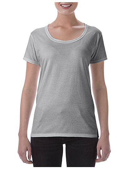 Epic Label T-shirts Lot de 3 Gildan 64550L Softstyle Ladies` Deep Scoop T-Shirt Pour Femme