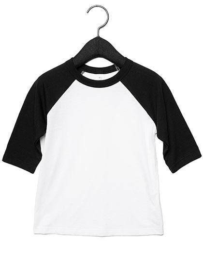 Epic Label T-shirts Lot de 3 T shirts Vierge Canvas 3200Y Youth 3/4 Sleeve Baseball Tee