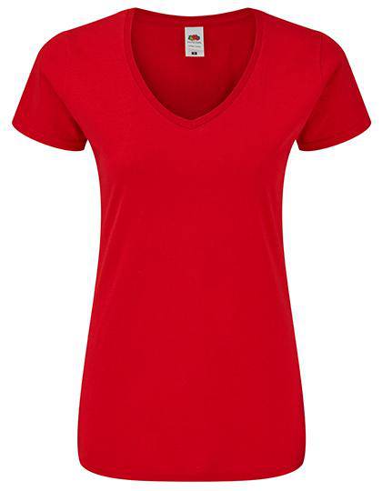 Epic Label T-shirts Lot de 5 Fruit of the Loom 61-444-0 Ladies Iconic 150 V Neck T Pour Femme