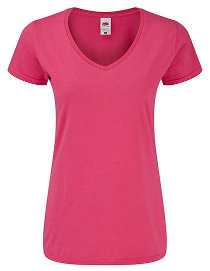 Epic Label T-shirts Lot de 5 Fruit of the Loom 61-444-0 Ladies Iconic 150 V Neck T Pour Femme