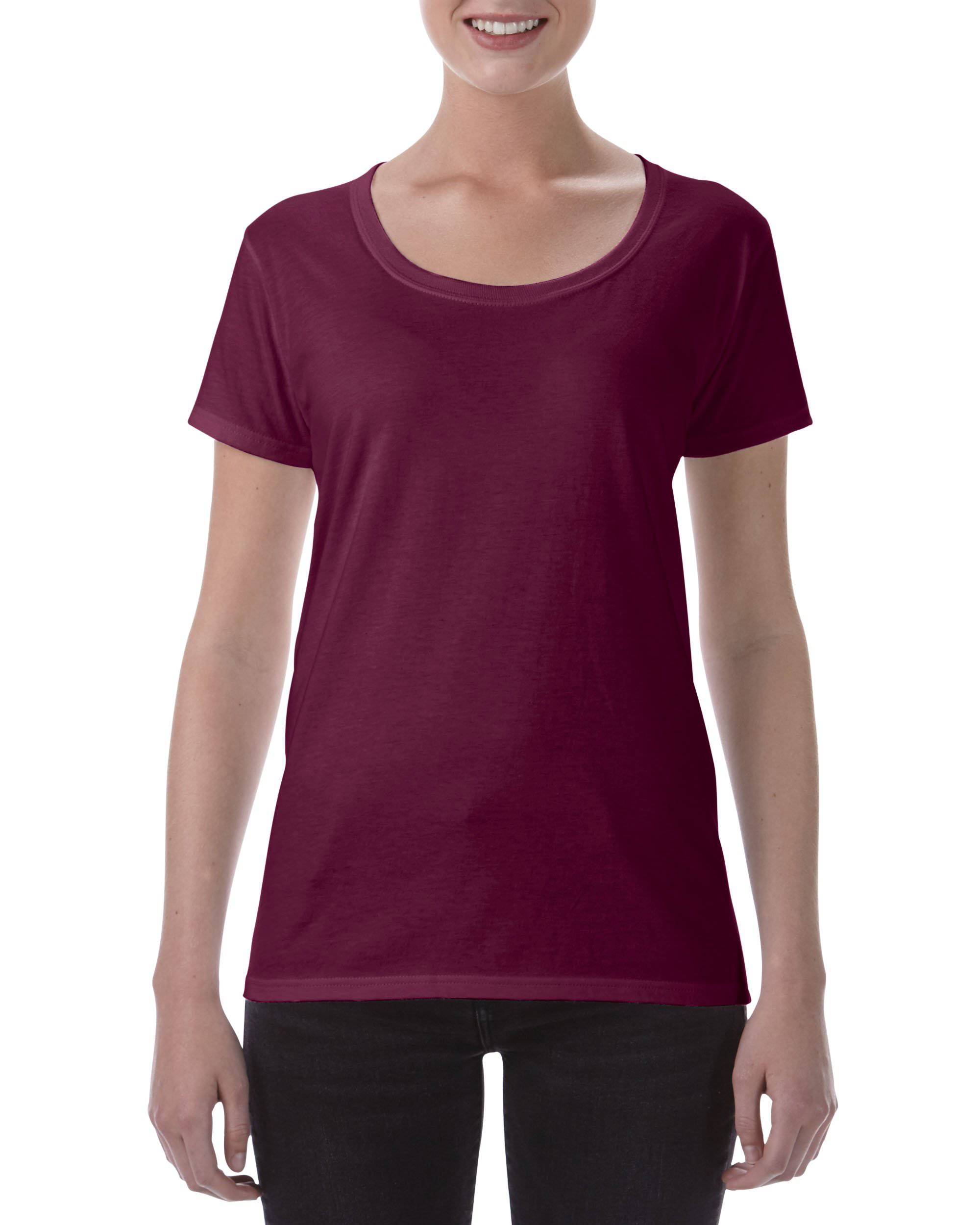 Epic Label T-shirts Lot de 5 Gildan 64550L Softstyle Ladies` Deep Scoop T-Shirt Pour Femme