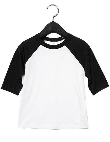 Epic Label T-shirts Lot de 5 T shirts Vierge Canvas 3200T Toddler 3/4 Sleeve Baseball Tee