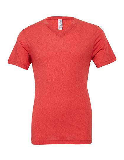 Epic Label T-shirts Lot de 5 T shirts Vierge Canvas 3415 Unisex Triblend V-Neck T-Shirt