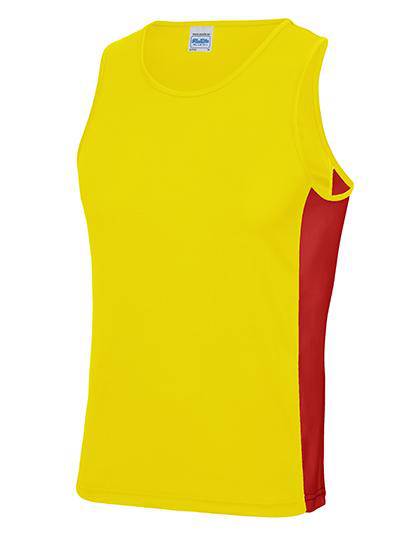 Epic Label T-shirts Lot de 5 T shirts Vierge Just Cool JC008 Men`s Cool Contrast Vest
