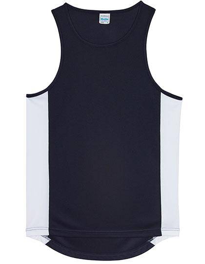 Epic Label T-shirts Lot de 5 T shirts Vierge Just Cool JC008 Men`s Cool Contrast Vest