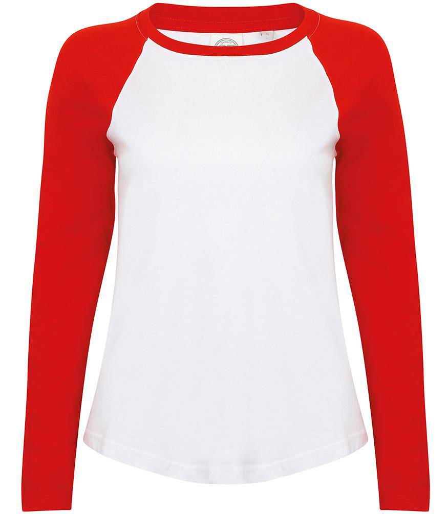 T shirt best sale baseball femme rouge