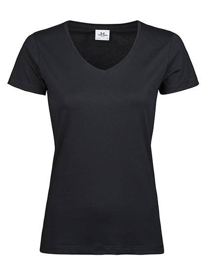 Epic Label T-shirts Tee Jays 5005 Pour Femmes Luxury V-Neck Tee