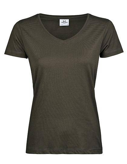 Epic Label T-shirts Tee Jays 5005 Pour Femmes Luxury V-Neck Tee